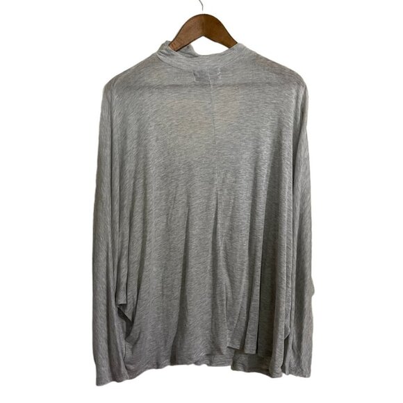 Urban Outfitters Womens Gray Keyhole Collar Dolman Sleeve Blouse Size Large - Picture 6 of 6